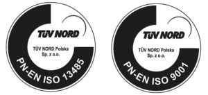 Certyfikaty ISO 13485 i ISO 90001